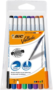 Image de Marqueurs tableau "Bic", pochette 8 fins