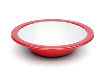 Image de Assiette creuse rouge