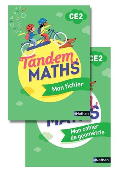 Image sur Tandem - Maths CE2 - Fichier de l'élève + Cahier géométrie