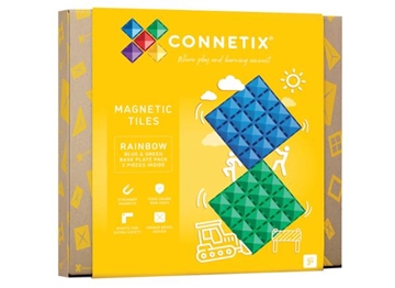 Image de Connetix - Plaques de base - Bleu & Vert