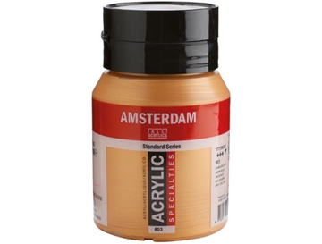 Image de Peinture acrylique Amsterdam 500 ml or foncé