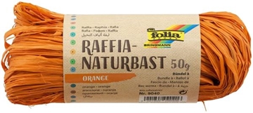 Image de Raphia naturel orange