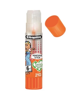 Image de Cléostick transparent adhesive 21 gr "recycléo", les 6