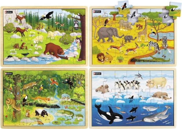 Image sur Puzzle les animaux du monde