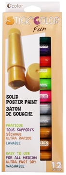 Image de Bâtons de gouache fun, les 12