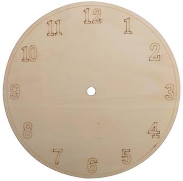 Image de Horloge en bois 20 cm