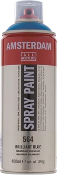 Image de Peinture acrylique Talens Amsterdam bleu brillant en spray 400 ml