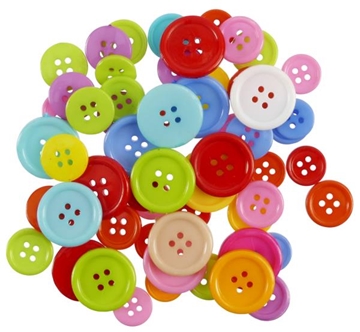 Image de Boutons petit modèle assortis, 500 pièces