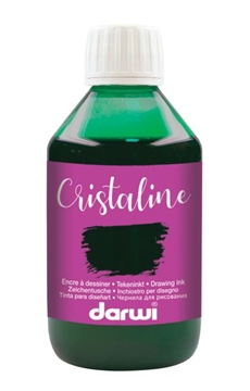 Image de Encre à dessiner "Cristaline" 250 ml vert foncé