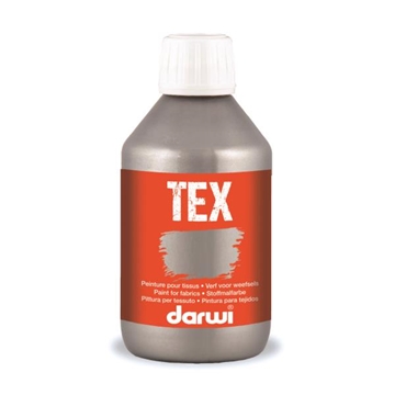 Image de Peinture tissu argent 250 ml