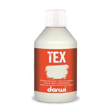 Image de Peinture tissu blanc 250 ml