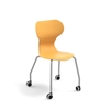 Image sur Chaise coque CASTORS ocre jaune H 46 cm