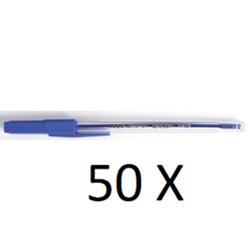 Image de Stylo à bille bleu, boîte de 50