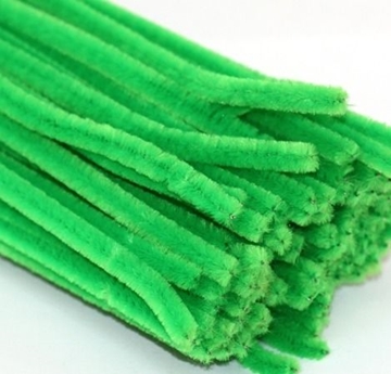 Image de Fil chenille vert