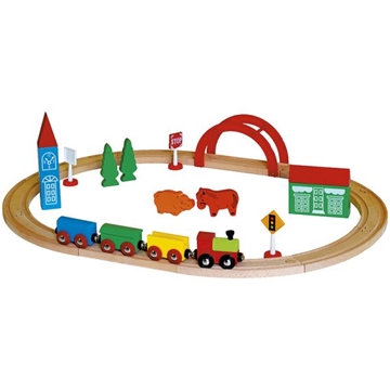 Image de Circuit train en bois