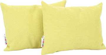 Image de Coussins 40 x 30 cm - Citron vert - Lot de 2