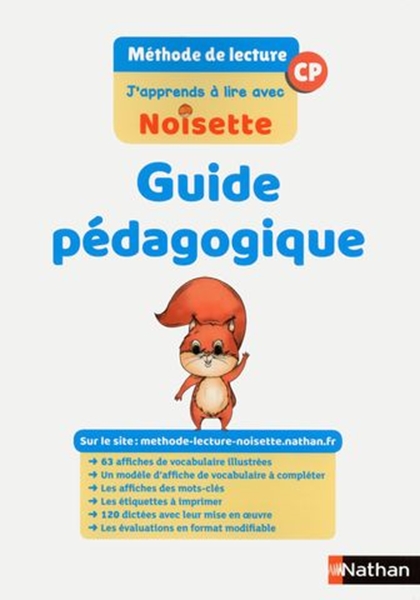 Image sur J'apprends à lire avec Noisette Guide pédagogique CP 2018