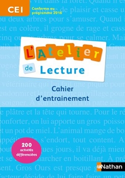 Image de L'Atelier de lecture - Cahier d'entrainement - CE1