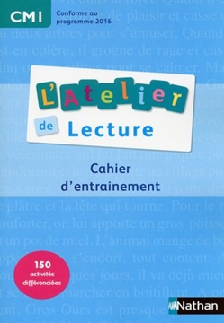 Image de L'Atelier de lecture - Cahier d'entrainement - CM1