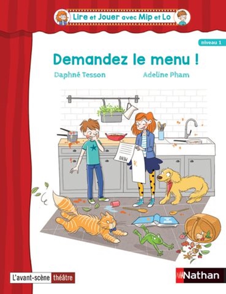 Image sur Lire et Jouer avec Mip et Lo - Pièce 2 Cycle 2 - Demandez le menu !