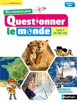 Image de Mes missions pour Questionner le Monde - cycle 2 Panoramas Manuel