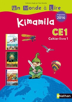 Image de Un monde à lire - série rouge - Kimamila Cahier-livre 1 CE1 - Programme 2016