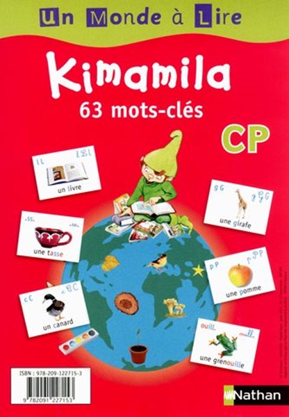 Image sur Un monde à lire - Kimamila CP - série rouge - Affichettes mots-clés