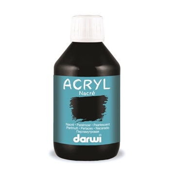 Image de Darwi acryl nacré 250 ml noir