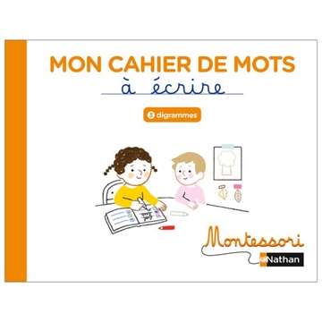 Image de Montessori - Mon cahier de mots à écrire - Digrammes