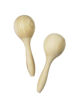 Image de Maracas en bois, la paire