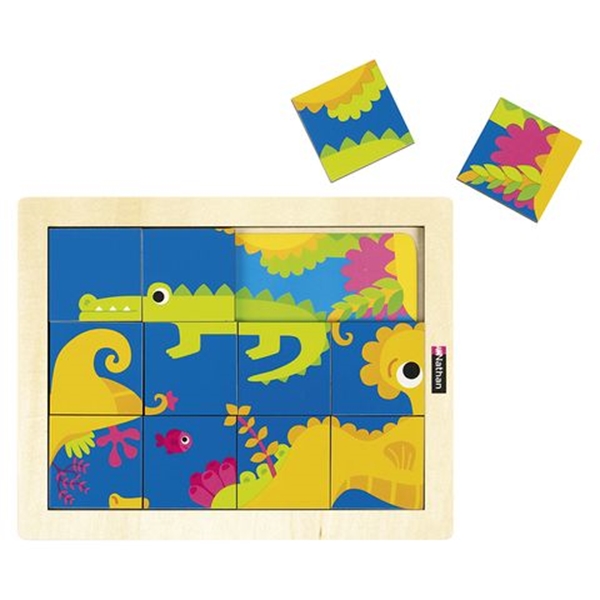 Image sur Puzzle magiq.-Croco-Hippocampe