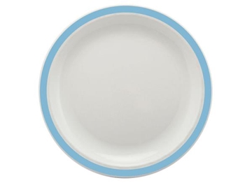 Image de Grande assiette bleue été