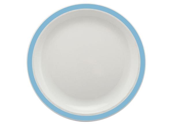 Image sur Grande assiette bleue été