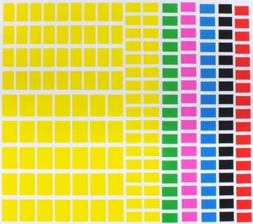 Image de Gommettes adhésives rectangles, les 1728