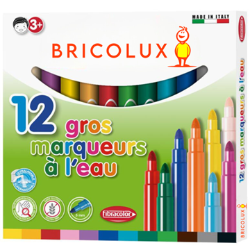 Image de Marqueurs Bricolux, pochette de 12