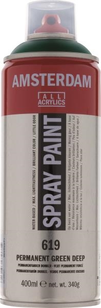 Image sur Peinture acrylique Talens Amsterdam vert permanent foncé en spray 400 ml