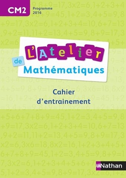 Image de Atelier de Maths - Cahier CM2 2016