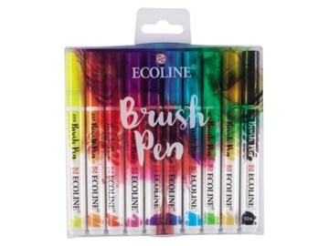 Image de Ecoline Brush pen Talens, pochette de 10