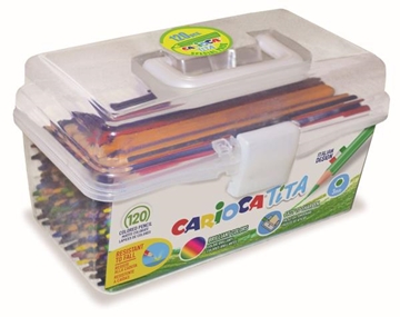 Image de Crayons de couleur Carioca Tita, boite de 120