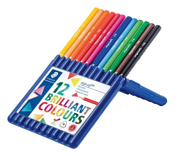 Image sur Crayons de couleur Ergosoft, la pochette de 12