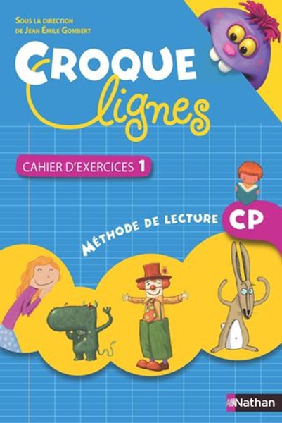 Image sur Croque-lignes - cahier exercices - tome 1 - CP