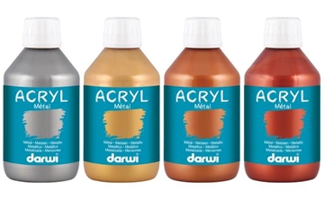 Image de Darwi Acryl métal 4 x 250 ml