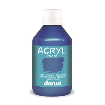 Image de Darwi acryl nacré 250ml bleu