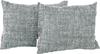 Image sur Coussins 40 x 30 cm - Gris - Lot de 2