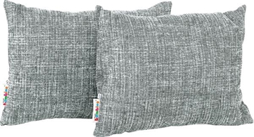 Image de Coussins 40 x 30 cm - Gris - Lot de 2