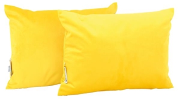 Image de Coussins 40 x 30 cm - Jaune - Lot de 2