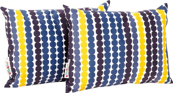 Image sur Coussins 40 x 30 cm - Bandes de boules - Lot de 2