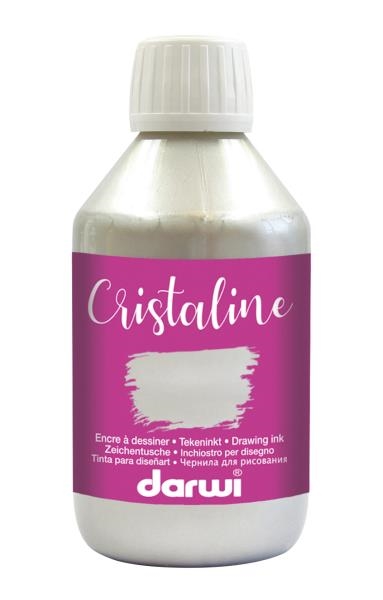 Image sur Encre à dessiner "Cristaline" 250 ml argent