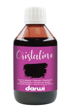 Image de Encre à dessiner "Cristaline" 250 ml marron