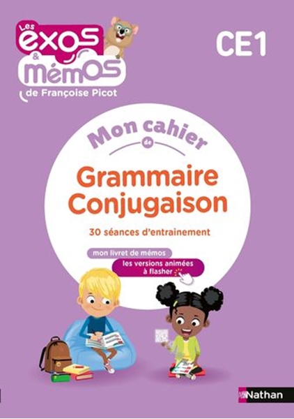 Image sur Exos et Mémos -  CE1 - Mon cahier de Grammaire-Conjugaison